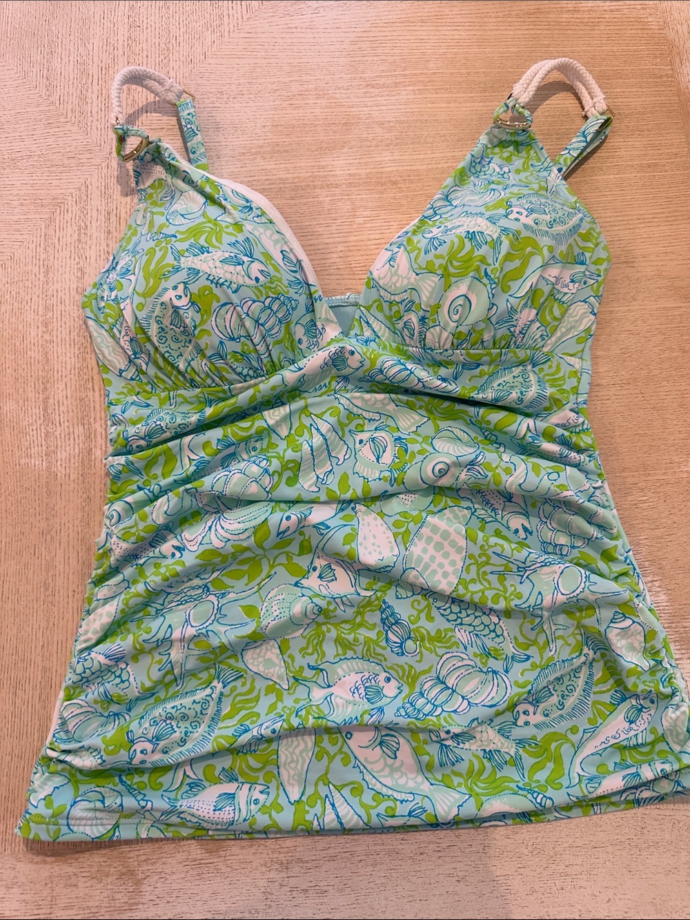 Lilly Pulitzer NWOT Tankini Top In The Reef
